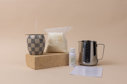 Blue Checkmate At-Home Candle Making Kit