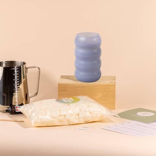 Milky Blue Realm At-Home Candle Making Kit
